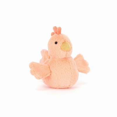 Jellycat Fluffy Chicken USA | 12780ZPAM